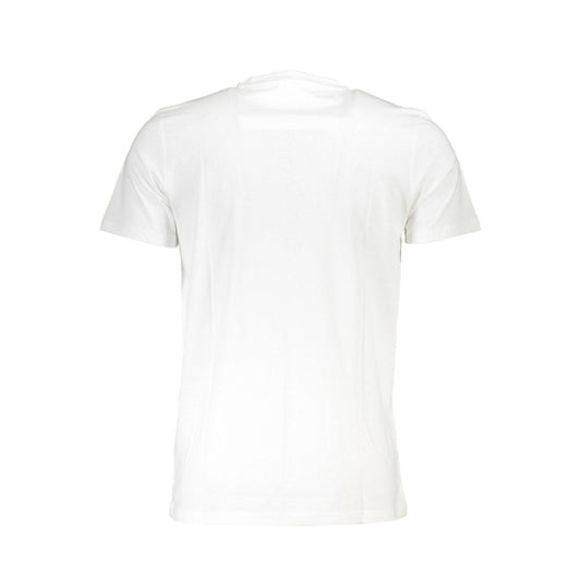 Cavalli Class Bianco Cotton Men T-Shirt