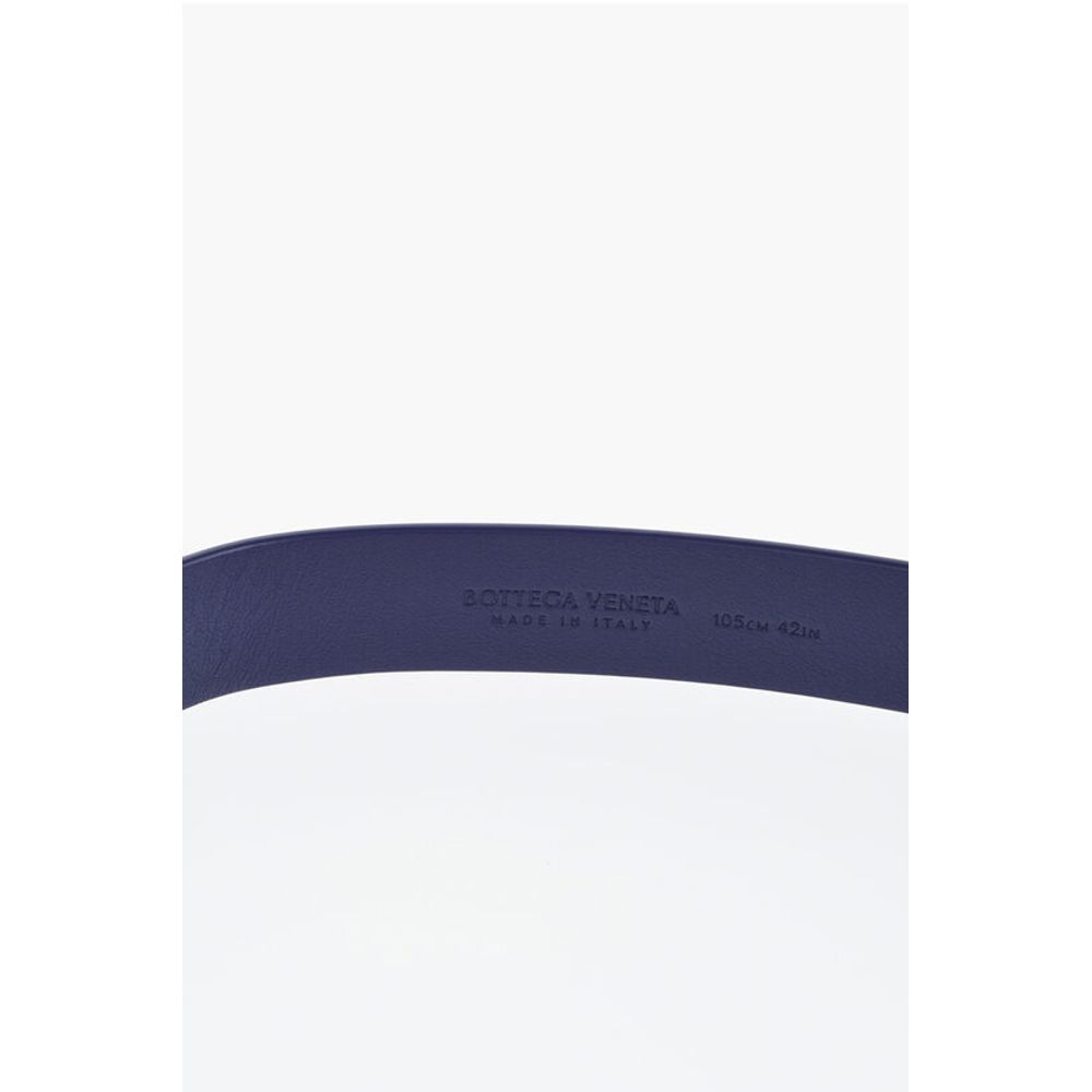Solid Color Leather Belt with Triangle Buckle 25mm