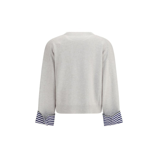 Brunello Cucinelli Gray Cashmere Sweater