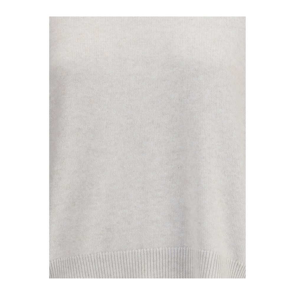 Brunello Cucinelli Gray Cashmere Sweater