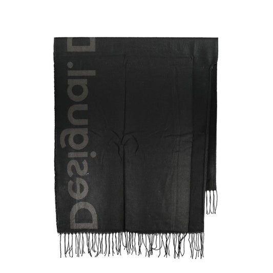 Desigual Black Polyester Women Poncho