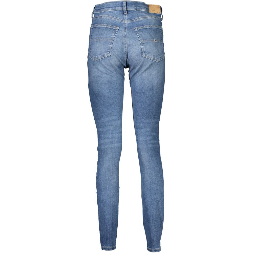Tommy Hilfiger Blue Cotton Women's Skinny Jean