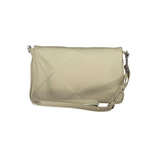 Calvin Klein Beige Polyurethane Women Shoulder Bag