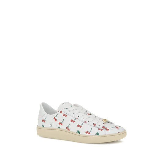 Valentino Garavani White Calf Leather Bos Taurus Low Top Sneakers