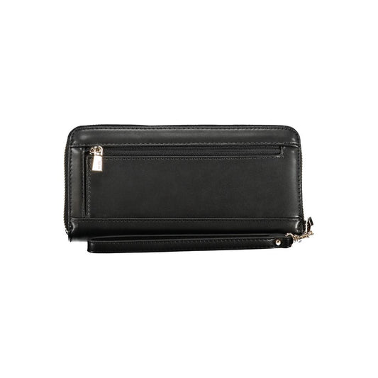 Guess Jeans Nero Polyurethane Women Wallet