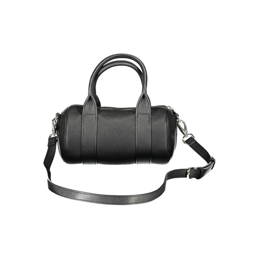 Mario Valentino Black Polyurethane Women Handbag
