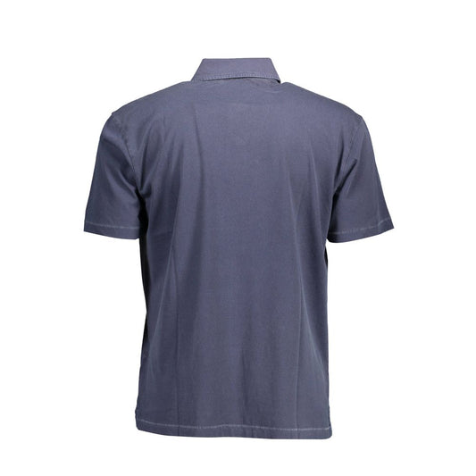 Gant Blu Cotton Mens Polo Shirt