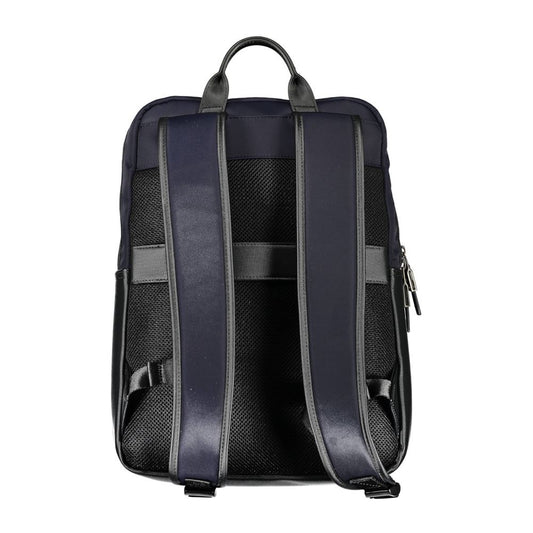 Tommy Hilfiger Blue Polyurethane Men's Backpack