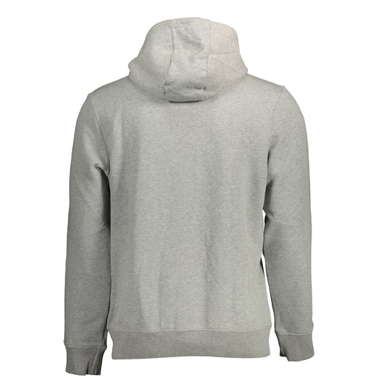 Napapijri Gray Cotton Men's Hoodie