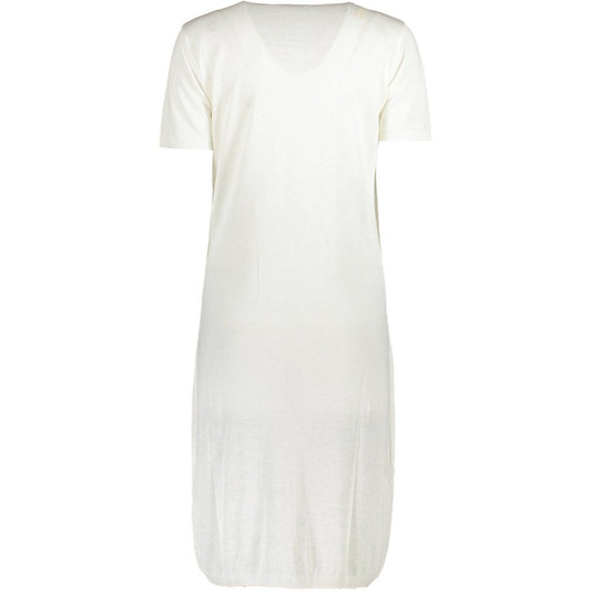 Cavalli Class Bianco Viscosa Women Dress