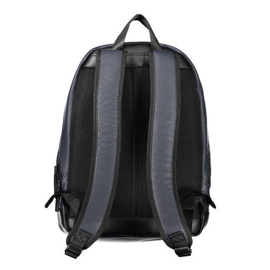 Tommy Hilfiger Blu Polyurethane Men Backpack