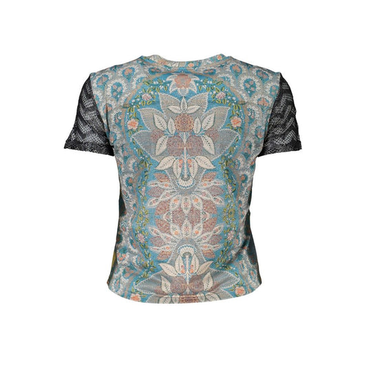 Desigual Azzurro Polyester Women T-Shirt