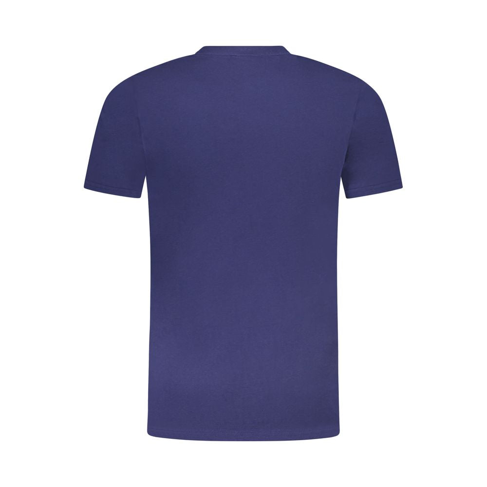 Cavalli Class Blu Cotton Men T-Shirt