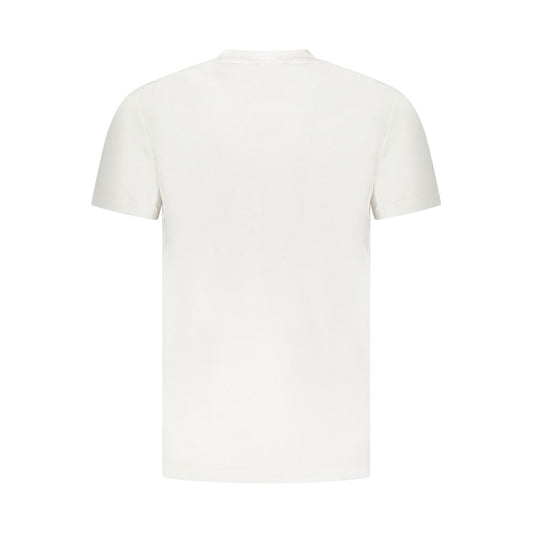 Cavalli Class Bianco Cotton Men T-Shirt