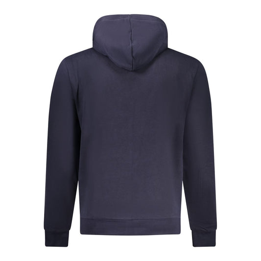 Napapijri Blue Cotton Men Hoodie