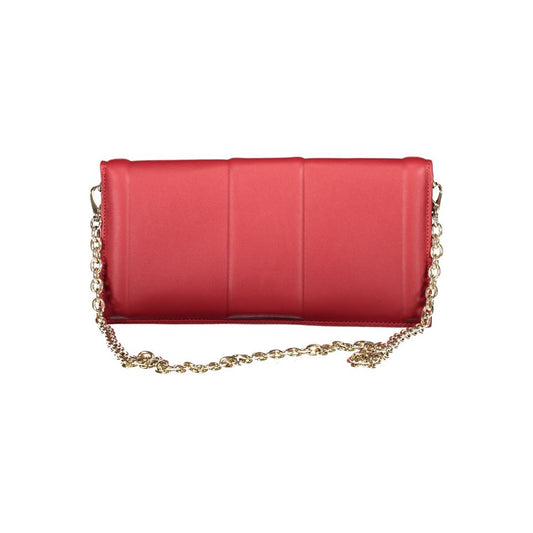 Mario Valentino Rosso Polyurethane Women Clutch