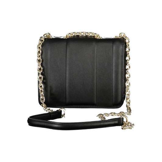 Mario Valentino Nero Polyurethane Women Shoulder Bag