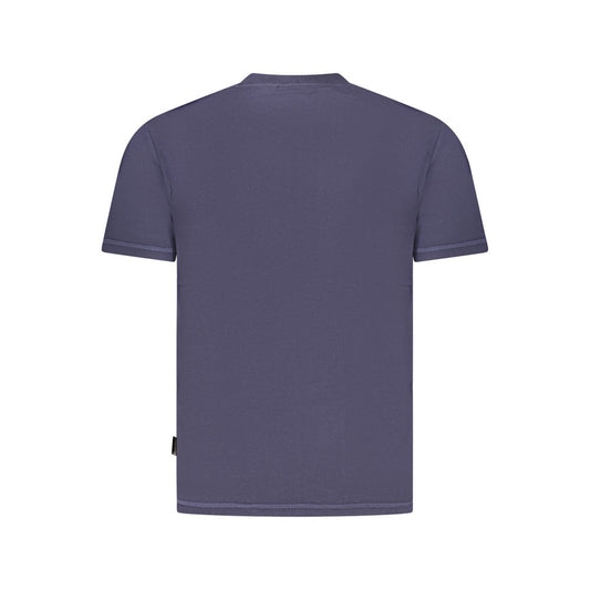 Napapijri Blu Cotton Men T-Shirt