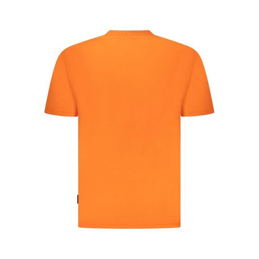 Napapijri Arancione Cotton Men T-Shirt
