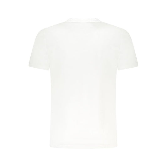 Cavalli Class Bianco Cotton Men T-Shirt