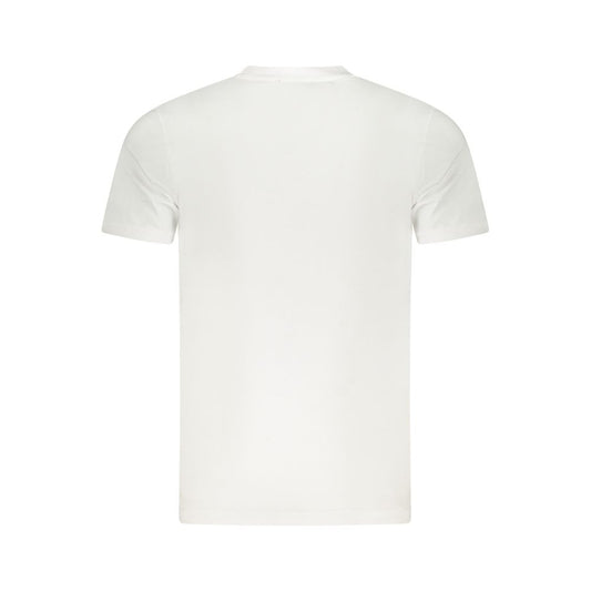 Cavalli Class Bianco Cotton Men T-Shirt