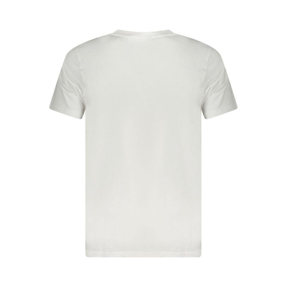 Cavalli Class Bianco Cotton Men T-Shirt