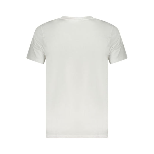 Cavalli Class Bianco Cotton Men T-Shirt