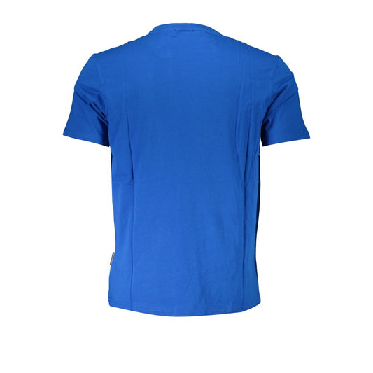 Napapijri Blu Cotton Men T-Shirt