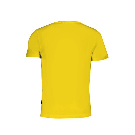 Napapijri Yellow Organic Cotton Men's T-Shirt