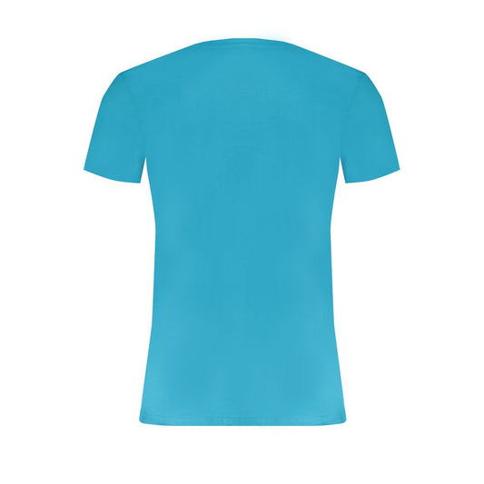 Trussardi Light Blue Cotton Men T-Shirt