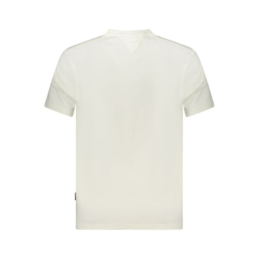 Napapijri Bianco Organic Cotton Men T-Shirt