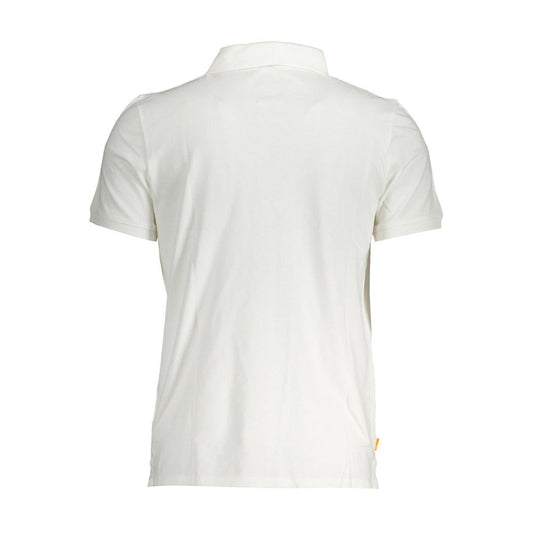 Timberland Bianco Cotton Men Polo Shirt
