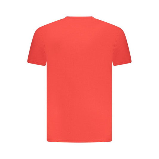Cavalli Class "Rosso Cotton Men T-Shirt"
