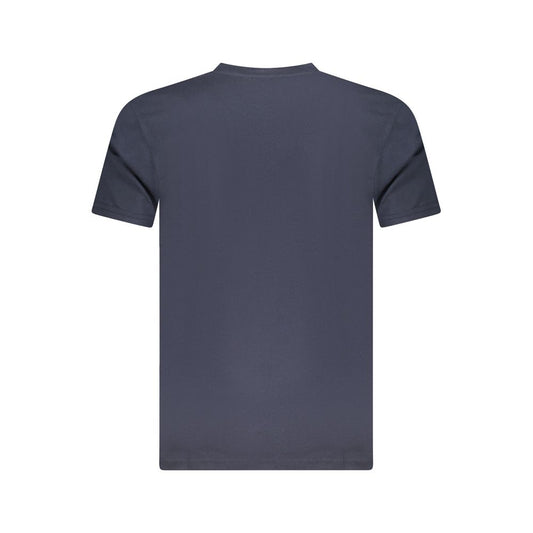 Cavalli Class Blu Cotton Men T-Shirt