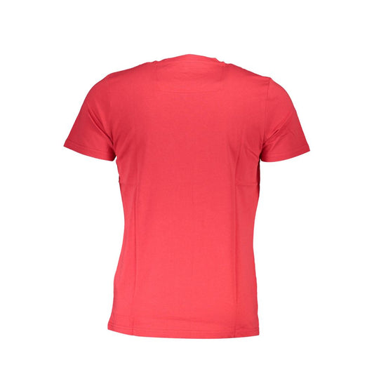 Cavalli Class Rosso Cotton Men's T-Shirt