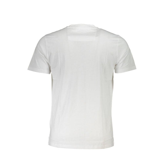 Cavalli Class Bianco Cotton Men T-Shirt