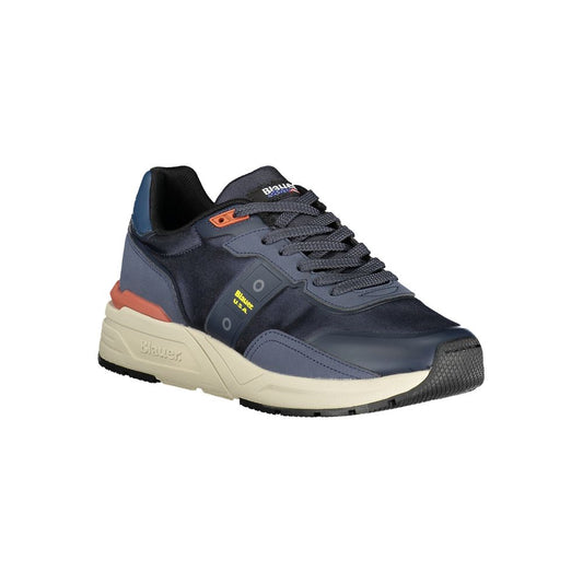 Blauer Blue Polyurethane Men Sneaker
