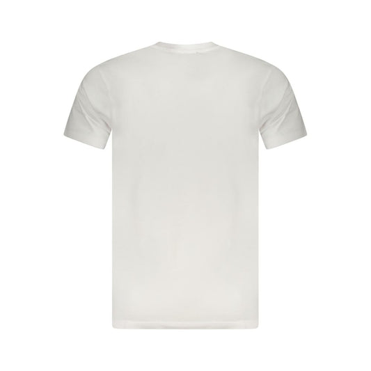Cavalli Class Bianco Cotton Men T-Shirt
