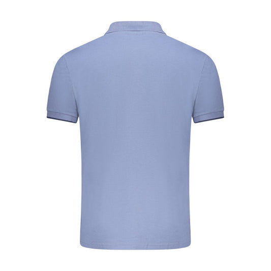 North Sails Blue Cotton Men Polo Shirt