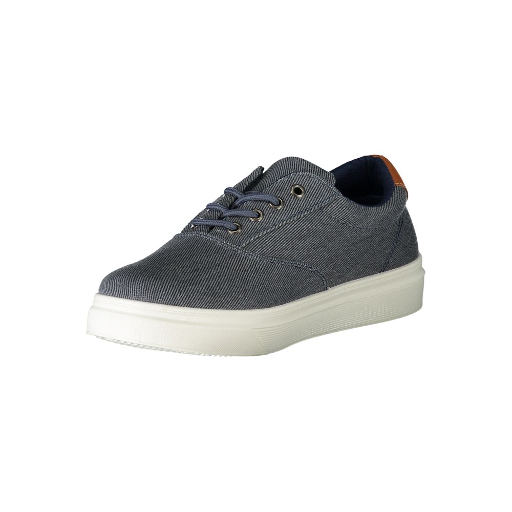 Carrera Blu Polyurethane Men Sneaker
