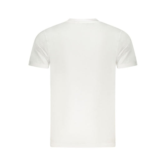 Cavalli Class Bianco Cotton Men T-Shirt