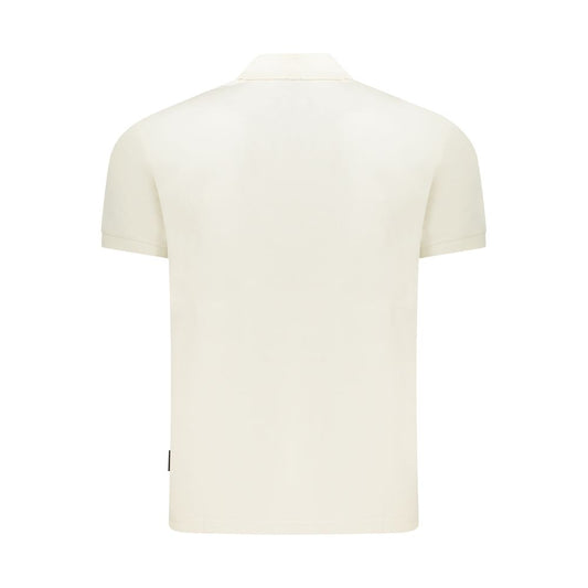 Napapijri White Cotton Men Polo