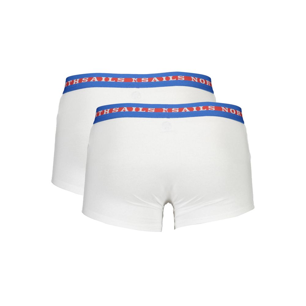 North Sails White Cotton Men's Boxer
