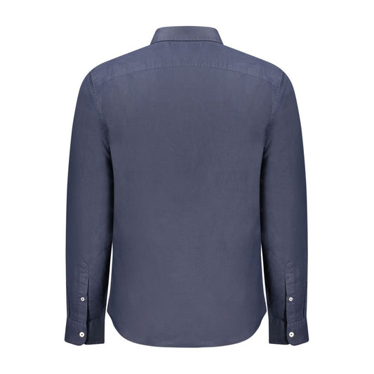 Timberland Blue Linen Men Shirt