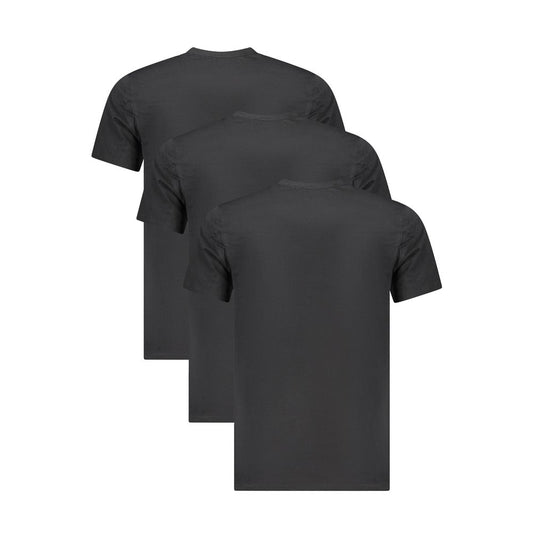 Calvin Klein Black Cotton Men T-Shirt