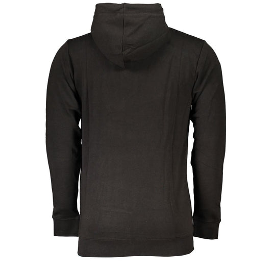 Cavalli Class Black Cotton Men's Hooded Sweatshirt