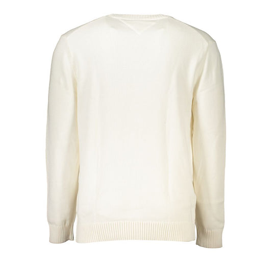 Tommy Hilfiger White Cotton Men's Sweater