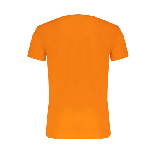 Trussardi Arancione Cotton Men T-Shirt