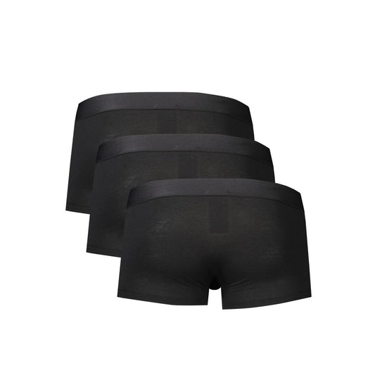 Bikkembergs Black Polyester Men's Boxer Briefs