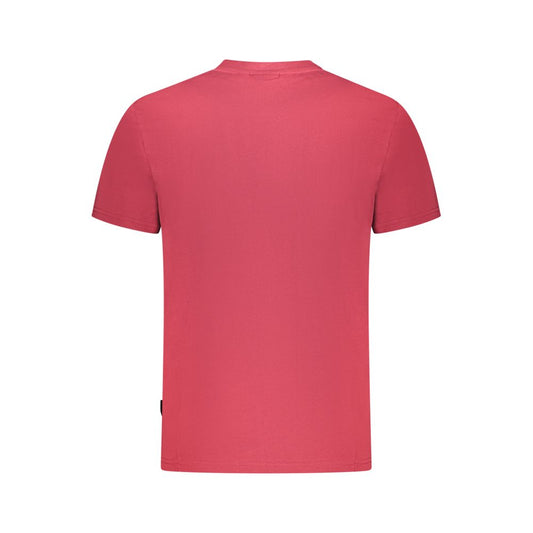 Napapijri Rosso Cotton Men's T-Shirt